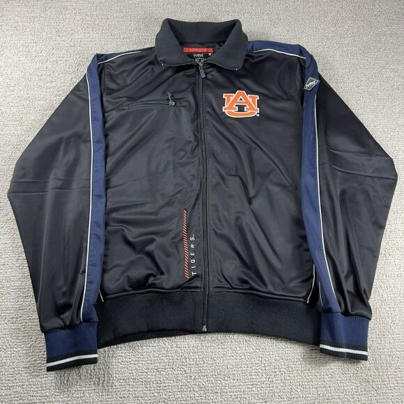 Franchise Club Auburn University Embroidered Jacket Black Blue Men’s Size XL - Picture 1 of 8